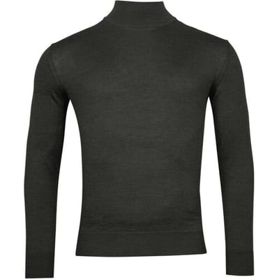 Baileys Trui Merino High Turtleneck Single Knit Antraciet / male