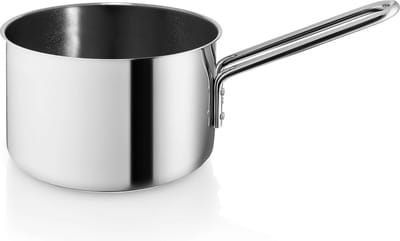 Eva Trio - Stainless Steel Slip-Let Ceramic Steelpan Ø 16 cm 1,8 Liter - Roestvast Staal - Zilver -