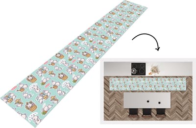 Keukenloper - Loper keuken - Konijn - Tuin - Patroon - 300x50 cm - Keukenloper vinyl