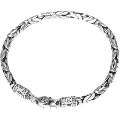 Bracelet tressé rétro pour hommes, bijoux de Niche tendance Hip-hop, cadeau pour petit ami, accessoires bijoux, nouvelle collection 20cm gray