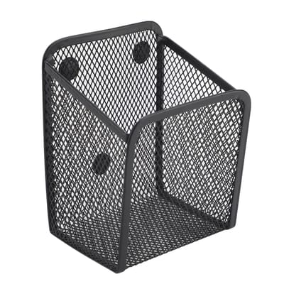 Magnetische Pennenhouder voor Koelkast Whiteboard Koelkast Kastje Whiteboard Bureau Gaas Potlood Marker Organizer 1 Stuks black