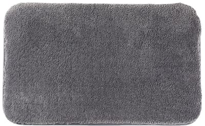 Badmat - Microvezel, 2cm extra dik, super absorberend, antislip, grijs, 40x60cm