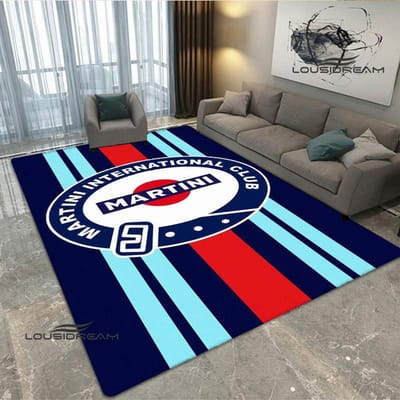 Martini Racing Tapijt Entree Antislip Deurmat Wasbaar Keukentapijt Woonkamer Hal Lopers Badkamer Bad Deurmatten 80x120cm