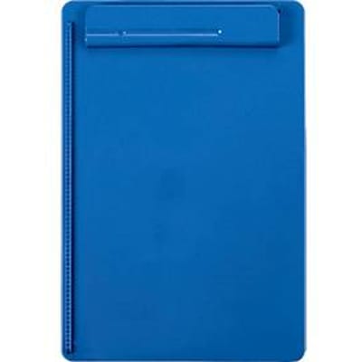 Klembord MAULgo Recycling, A4, klembreedte 8 mm, met papierstop links & klemhouder voor schrijfwaren, 90 % gerecycled kunststof, blauw