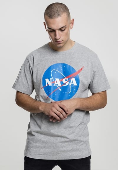 Mister Tee NASA - NASA Heren T-shirt - 2XL - Grijs