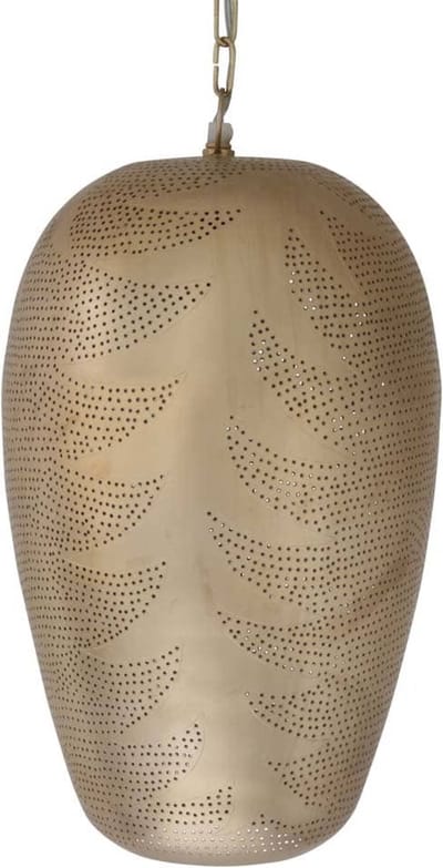 Safaary - Marokkaanse Hanglamp Goud Mariya Ø 25 x 39cm