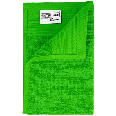 The One Towelling Classic Gastendoek - 30 x 50 cm - Kleine handdoek - Hoge vochtopname - 100% Gekamd katoen - Limoengroen