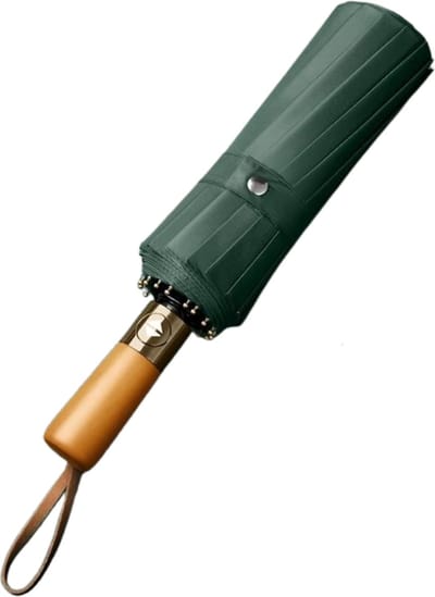 Nivard Windproof Paraplu - Opvouwbaar - Moderne Stormparaplu - Stormproef - Automatisch Uitklapbaar - Umbrella - Groen