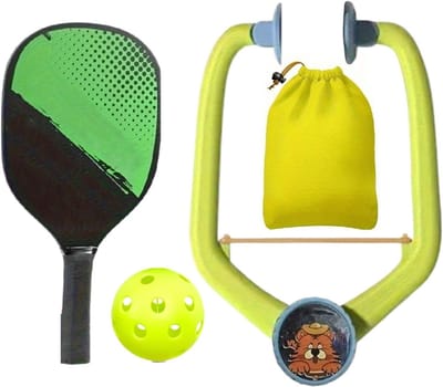 Pickleball Trainer - Oefenset Bal - Individueel Trainen - Verstelbaar Draagbaar - 16.5 x 26 cm - Niet gespecificeerd
