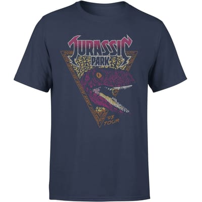 Jurassic Park Raptor Men's T-Shirt - Blauw - L