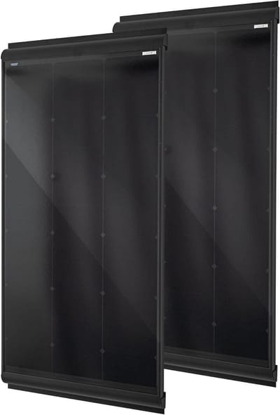 Zonnepanelen Set - Energie Opwekken - Off-Grid Systemen - Voorgemonteerde Montage - 2 x 120 Watt - Zwart