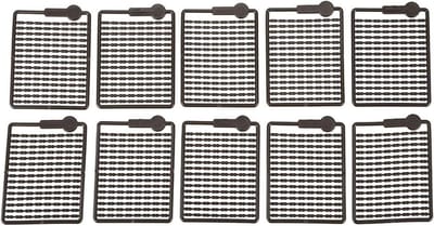 Boilie Stoppers - Aas Stops - Vissen - Voorkomt Aas Verlies - 10 stuks - Bruin