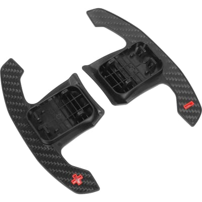 Lot de 2 palettes de changement de vitesse pour volant, gauche et droite, en fibre de carbone sèche mate, pour F