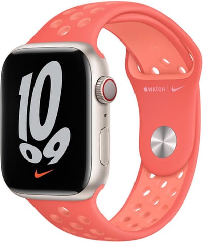 Apple Watch Nike Sportbandje  - 45mm - Magic Ember/Crimson Bliss - voor Apple Watch SE/5/6/7