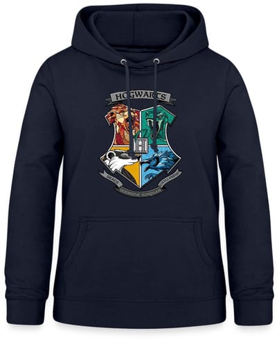 Harry Potter Hogwarts Logo Hoodie Dames