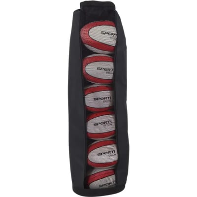Teamswear (6) Tas Voor Rugbyballen - Zwart | Maat: UNI