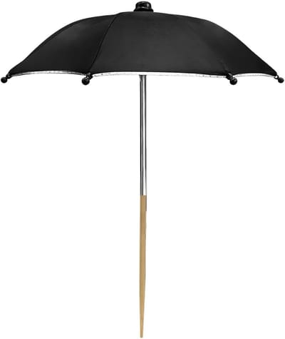 Plantenparaplu - Mini parasol - Bescherming planten - Draagbaar ontwerp - 27 cm - Zilverkleurig