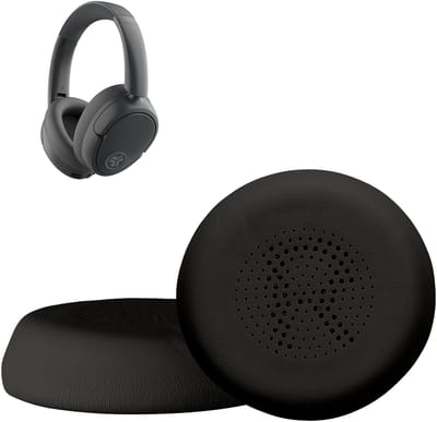 kwmobile 2x oorkussens geschikt voor Jlab Go Lux ANC - Earpads voor koptelefoon in zwart