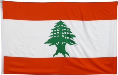 Trasal - vlag Libanon - libanese vlag 150x90cm