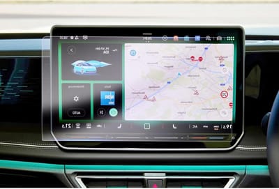Compatibele Navigatiebeschermfolie voor VW ID.7 2024-2026 - 15 Inch Nano Screen Protector, Schokbestendig en Krasbestendig, Ideaal voor Discover Pro Max Touchscreen