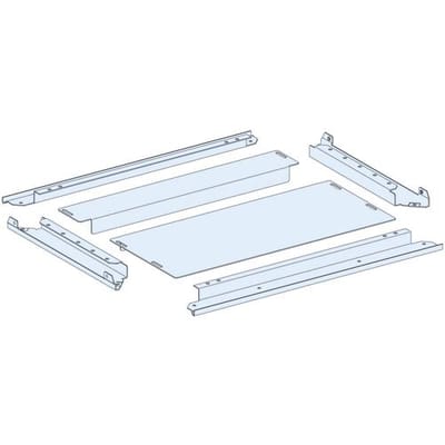 Schneider Electric LVS08496 PrismaSeT-P, kabelinvoerplaat, 2-delig, IP30, breedte=650 mm, diepte=400 mm Verdeelkastaccessoire 1 stuk(s)