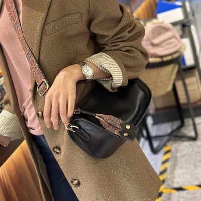Echt Leer Dames Tas Crossbody Tas Niche Veelzijdige Schelptas Dames Nieuwe Koeienhuid Moedertas Modieuze Schoudertas