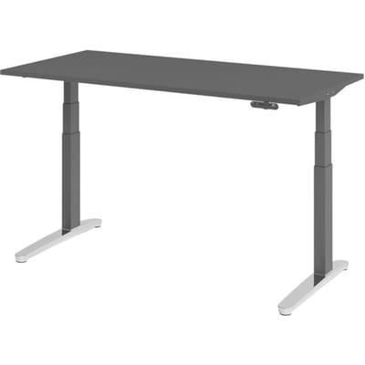 XBHM 16 GC | Bureau - 160 x 80 Tafelhoogte I Elektrisch in hoogte verstelbaar Grafiet