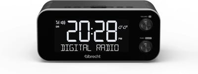 Wekkerradio DAB+ - Digitale Radio - Veilig Opstaan - Automatische Veiligheidsmeldingen - 19 x 8 cm