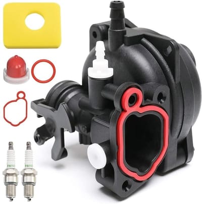 Geschikt voor Carburateurset compatibel met Brigg Stratton 799583 591160 593261 591110 motoronderdelen en accessoires Carburateur vervangend luchtfilter