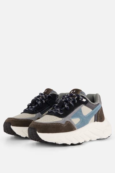 Muyters Sneakers blauw Leer - Maat 28 - Kinderschoenen