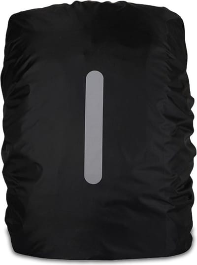 Waterdichte Rugzak Hoes - Reflecterende Regenhoes - 20/30 Liter - Small - Zwart