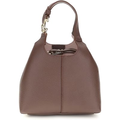 COCCINELLE Leren handtas schoudertas C-Easy Crossbody Bag Berry donkerpaars