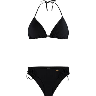 Protest PRTExit - Triangel bikini set Dames - Koordsluiting - Uitneembare vulling - Normale pasvorm - Medium dekking - Oranje