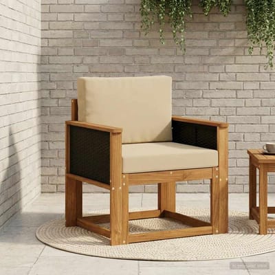 vidaXL - Buiten - Midden - Sofa - Massief - Acacia - Hout - Naturel