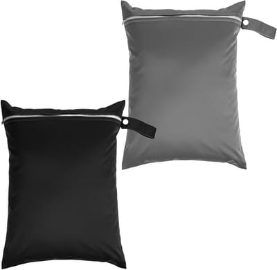 Waterdichte Waszakken Set van 2, 40 x 30 cm, Herbruikbare Waszakken voor Camping, Reizen en Zwemkleding