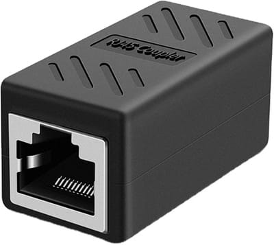 RJ45 Verlengstekker – Ethernet Netwerk Adapter – LAN Internetkabel Koppelstuk – CAT5/CAT6/CAT7 Connector – Zwart