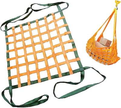 Hijshangnet - Ladingnet - Zwaar hijswerk - Hoge sterkte polyester - 2x2 meter 3.5 ton - OneColor