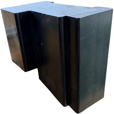 Kunststof kozijn neuten SET | Links en rechts buitendraaiend | 100mm hoog | kopmaat 66x110mm | Vervang uw verrotte houten kozijnstijl