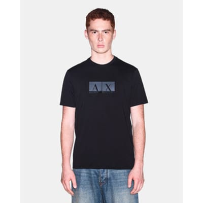 Armani Exchange Xm003037_af10356 T-shirt Met Korte Mouwen Zwart S Man