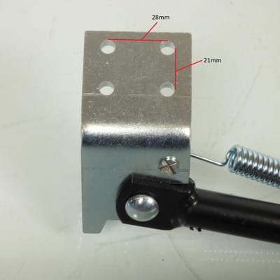 zijstandaard rsm voor motorfiets derbi 50 senda na 2001 33,5 cm nieuw