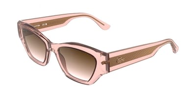 Lacoste L6072S Transparent rose 52/18/140 WOMAN Zonnebrillen