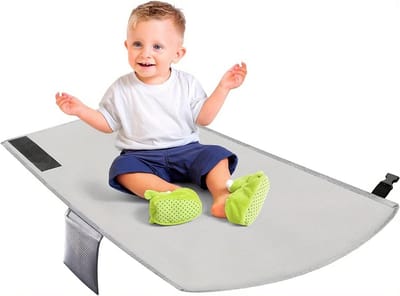 Vliegtuigbedje - Reiskussen – Babybedje met Opbergvak - Comfort