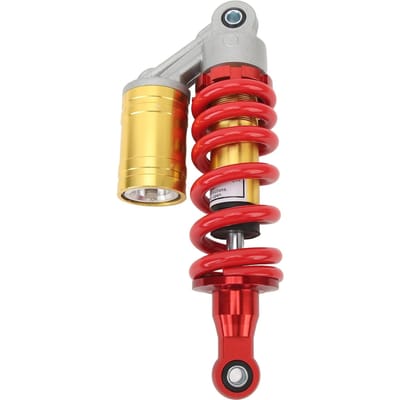 Amortisseur 270mm Amortisseur à ressort réglable Suspension pour 90cc 110cc 125cc 250cc Dirt Pit red