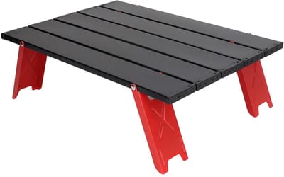 Dailygoods- Campingtafel Ultralicht - Opvouwbaar - Draagbaar - Aluminium - Ideaal voor Buitenactiviteiten - 40.5x29x13cm - Picknicktafel