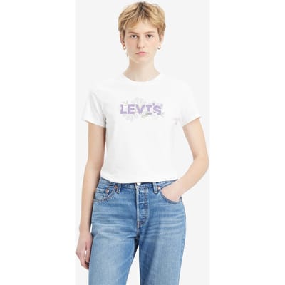 Levi's The Perfect Tee Janeesah Floral Hl Brigh Größe: S | Hemden Outlet | Damen