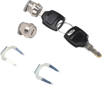 Aluminium Legering Motorfiets Trunk Box met Beveiligd Vergrendelingssysteem en Snel Installeren - Inclusief 2 Toetsen, Weerbestendig en Antidiefstal voor 25L en 100L Motorrijders