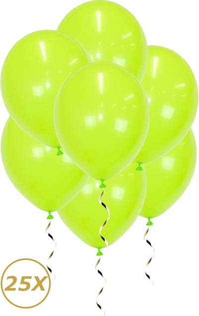 Groene Helium Ballonnen Versiering Verjaardag Versiering Feest Versiering Jungle Ballon Lime groen Decoratie 25 Stuks