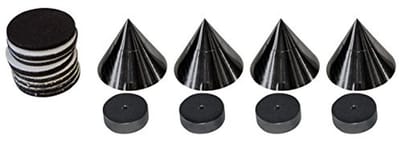 Sub-watt absorber spikes set van 4 voor HiFi-componenten