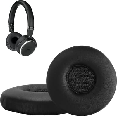 kwmobile 2x oorkussens geschikt voor Bose A20 Aviation Headset - Earpads voor koptelefoon in zwart