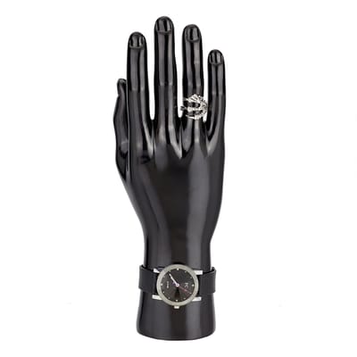 Dailygoods- Mannequin Hand Display Rack - Ring Display - Horloge Display - Armbandhouder - Sieradenhouder - 3.6x2.3x10 inch - Zwart - Sieradenstandaard